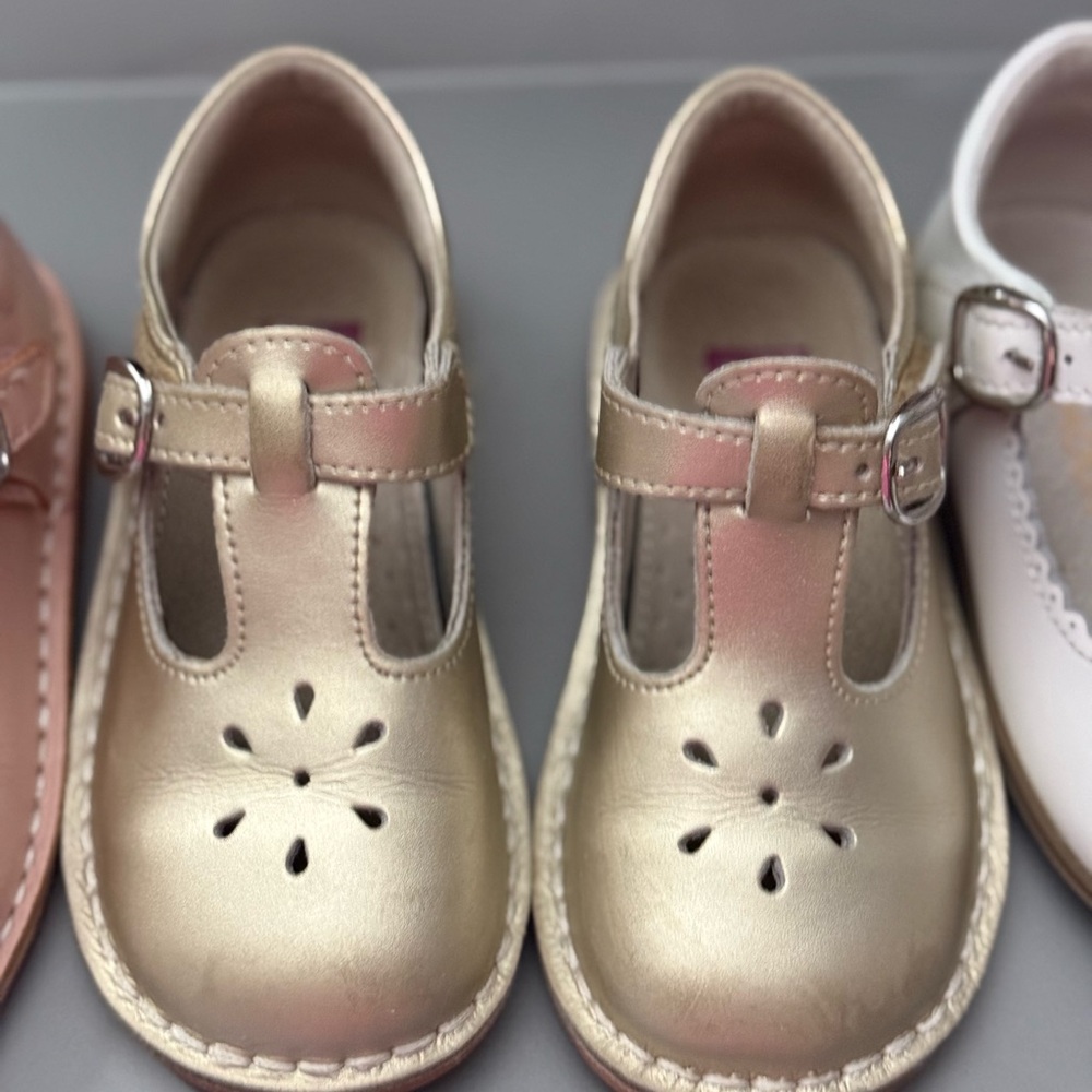 Gold Kids Shoes
